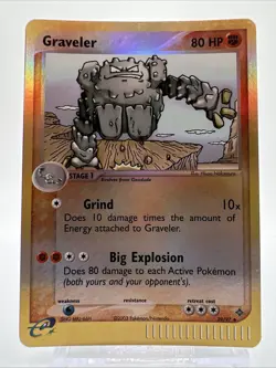 2003 Pokemon TCG EX Dragon Graveler 29/97 Reverse Holo NM - Image 1