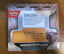 Pokemon TCG Mabosstiff ex Showcase Kit Promo + 3 Booster Packs English 2024 - Image 2
