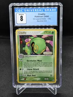 Pokemon EX Legend Maker Reverse Holo Cradily 3/92 CGC NM/Mint 8 - Image 1