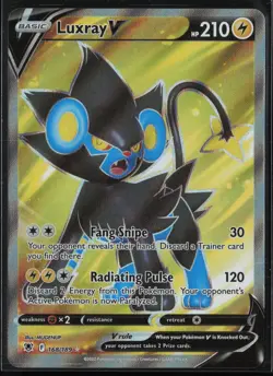 Luxray V 168/189 Ultra Rare Astral Radiance Pokemon Holo Near Mint - Image 1