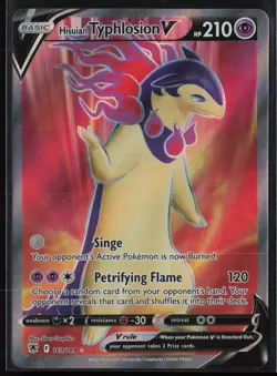 Hisuian Typhlosion V 169/189 Ultra Rare Astral Radiance Pokemon Holo Near Mint - Image 1