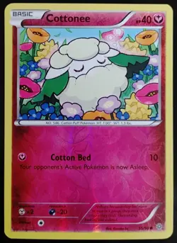 Cottonee - 55/98 - Common - Reverse Holo - XY: Ancient Origins - Pokemon - Image 1
