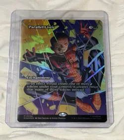 2025 Marvel Spider-Man MTG Magic The Gathering Parallel Lives Foil M 0036 Card - Image 1