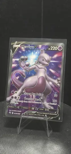 Mewtwo V - SWSH229 - Pokemon Promo Sword & Shield Ultra Rare Holo Card NM - Image 1