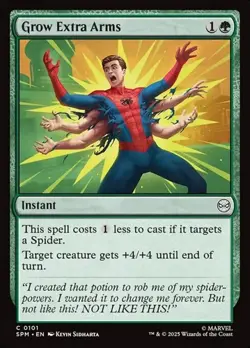 1x Grow Extra Arms NM Eng MTG - Marvel's Spider-Man - Image 1