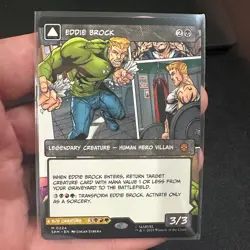 Eddie Brock Venom, Lethal Protector Borderless 0224 MTG Spider-Man NM/M - Image 1