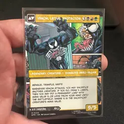 Eddie Brock Venom, Lethal Protector Borderless 0224 MTG Spider-Man NM/M - Image 2