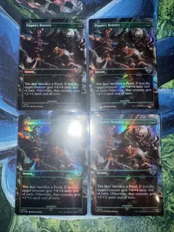 4x Pippin's Bravery (Borderless) Foil MTG LOTR - Image 1