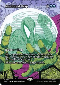 Mindbreak Trap (Borderless) 0011 - Marvel's Spider-Man MTG NM/M Ships Now - Image 1