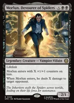 1x Morlun, Devourer of Spiders NM Eng MTG - Marvel's Spider-Man - Image 1