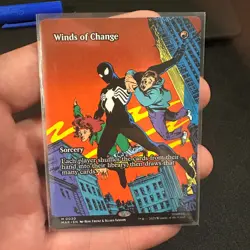 Winds of Change 0030 Borderless M MTG Spider-Man NM/M - Image 1