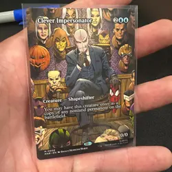 Clever Impersonator (Borderless) 0008 - Marvel's Spider-Man MTG NM/M - Image 1