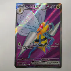Pokemon TCG- Beedrill ex - 098/086 - ME04: Chaos Rising (CRI) Ultra Rare NM - Image 1