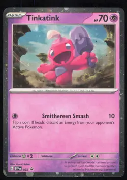 Tinkatink (Cosmo Holofoil) 025 Holo Scarlet & Violet Promo Pokemon Near Mint - Image 1
