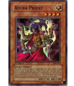 Asura Priest *1st Edition* LOD-071 Super Rare Legacy of Darkness Yu-Gi-Oh! TCG - Image 1