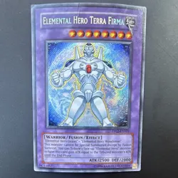Yu-Gi-Oh! Elemental Hero Terra Firma Fusion/Effect Super Rare Holo PP02-EN009 - Image 1