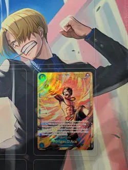 Portgas.D.Ace OP13-119 SEC Foil Carrying On His Will One Piece NM - Image 1