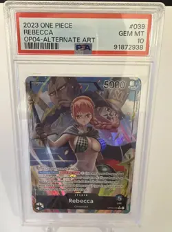 2023 One Piece English REBECCA Alternate Alt Art OP04-039 - PSA 10 - Image 1