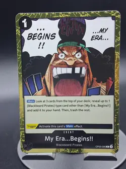 One Piece Emperors in the New World #OP09-096 Foil My Era...Begins!! NM TCG - Image 1