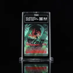 Disney Lorcana Scar Heartless Hunter Enchanted Graded TAG 8.5 Store Champ 14/P2 - Image 1