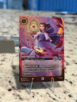Disney Lorcana - Fabled - Belle Accomplished Mystic Enchanted 226/204 - Image 2