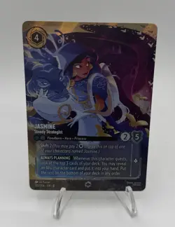 Disney Lorcana Reign of Jafar Enchanted Jasmine Steady Strategist English221/204 - Image 1