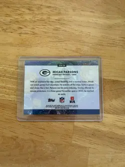 2025 TOPPS COSMIC CHROME MICAH PARSONS STARS IN THE NIGHT REFRACTOR SP PACKERS - Image 2