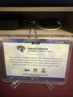2025 Topps Chrome Cosmic Travis Hunter Stars In The Night Rookie RC SP Jaguars - Image 2