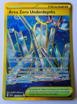 Pokemon TCG Area Zero Underdepths 174/142 Stellar Crown Hyper Rare Holo - Image 1
