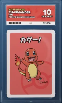Charmander Old Maid Pokemon Centre Exclusive Ace 10 - Image 1
