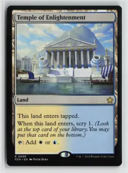 Temple of Enlightenment 0698 Foundations FDN MTG Magic - Image 1