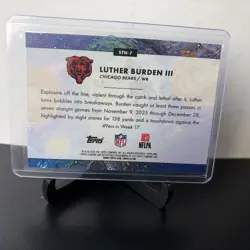 2025 Topps Cosmic Chrome Luther Burden III Stars in the Night Bears Rookie STN-7 - Image 2