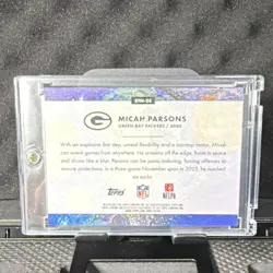 Topps 2025 Topps Chrome cosmic /75 Micah Parsons stars in the night STN-24 - Image 2
