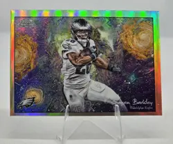 Saquon Barkley - 2025 Topps Cosmic Chrome Stars In The Night SP #STN-16 - Eagles - Image 1
