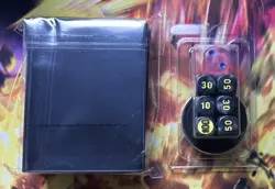 Pokemon Chaos Rising ETB Exclusive Greninja Card Sleeves, Coin & Dice. - Image 2
