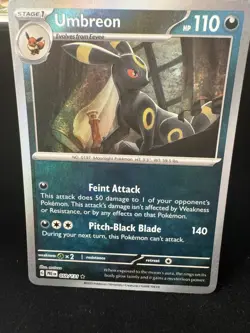 Pokemon TCG - Prismatic Evolutions: Choose Your Eevee Card! Umbreon & More | NM - Image 2