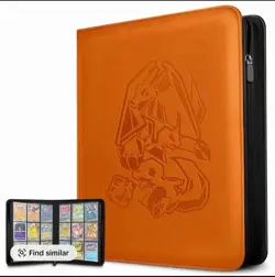 Ravaver Charizard Binder 360 Card 9 Pocket Pokemon Orange - Image 1