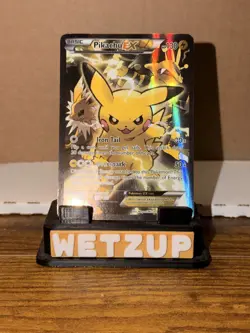 Pikachu EX XY124 XY Black Star Promo Holo 2016 Pokemon Card English 2016 - Image 1