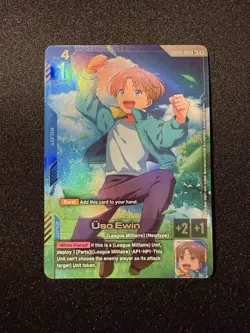 Uso Ewin (Uso Ewin) Alternate Art Foil - GD04-081 R+ - NM - Gundam TCG Card Game - Image 1