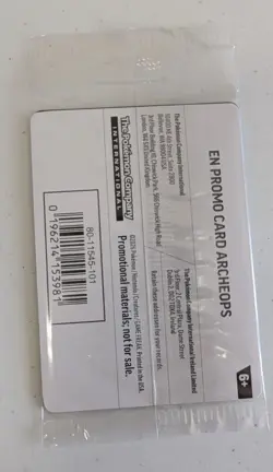 SEALED Field Museum Fossil Exhibit Archeops Pokemon Card - Image 2