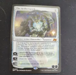 mtg promo pack foil The Aetherspark, Aetherdrift planeswalker, unplayed - Image 1