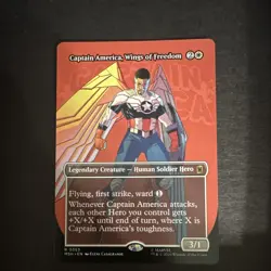Captain America, Wings of Freedom Rare 0353 MTG Marvel Super Heroes EN 2026 - Image 1