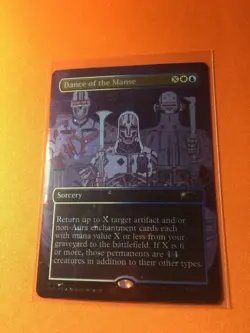 MTG Magic The Gathering Dance Of The Manse Galaxy Foil SLD Rare 2104 Secret Lair - Image 1