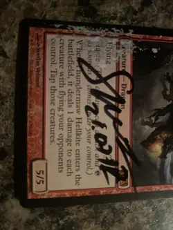 Thundermaw Hellkite Core Set 2013 (M13) Regular Signed By The Artist - Image 3