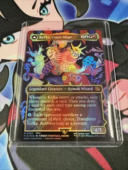Magic MTG Final Fantasy Kefka, Court Mage Borderless FOIL 322 NEAR MINT NM - Image 2