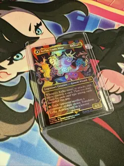 Magic MTG Final Fantasy Kefka, Court Mage Borderless FOIL 322 NEAR MINT NM - Image 3