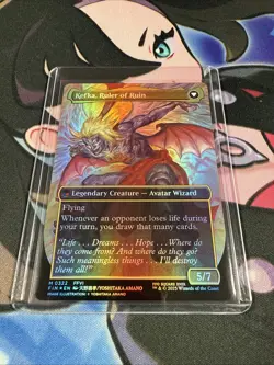 Magic MTG Final Fantasy Kefka, Court Mage Borderless FOIL 322 NEAR MINT NM - Image 5
