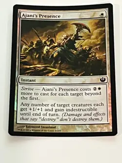 *foil AJANI'S PRESENCE Journey Into Nyx MTG Magic the Gathering - Image 2