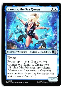 Namora, the Sea Queen 632 Commander: Marvel Super Heroes Magic: The Gathering - Image 1