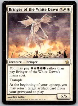 Bringer of the White Dawn 7 Rare Fifth Dawn Magic: The Gathering Lightly Played - Image 1